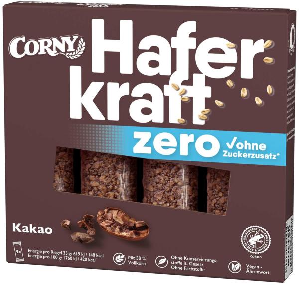 CORNY - Haferkraft Zero Kakao 140g